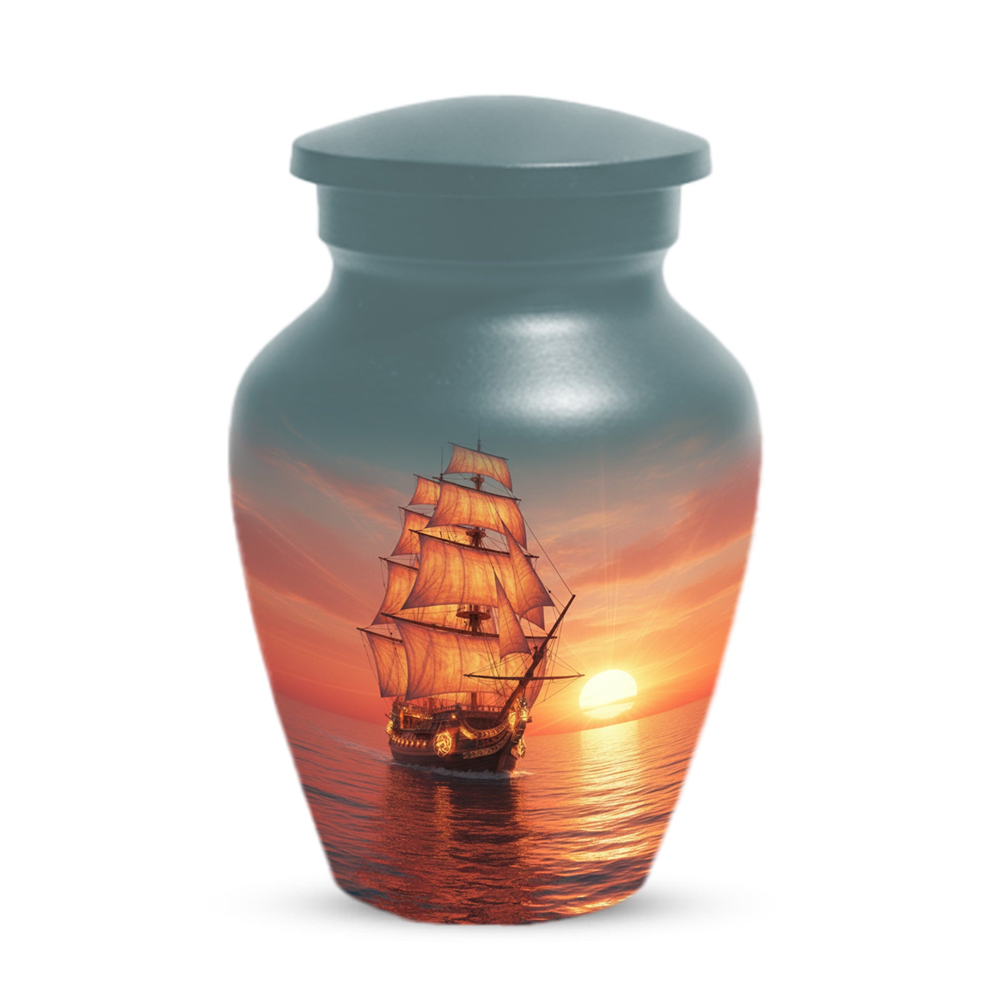 Sailing Ship Urns for Dad – Personalized KLeepsake for Dad | Nautical Memorial Urn for Father Ashes