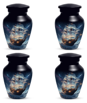 Nautical Ship Urns for Dad –  Sailing Ship Memorial Urn for Father Ashes