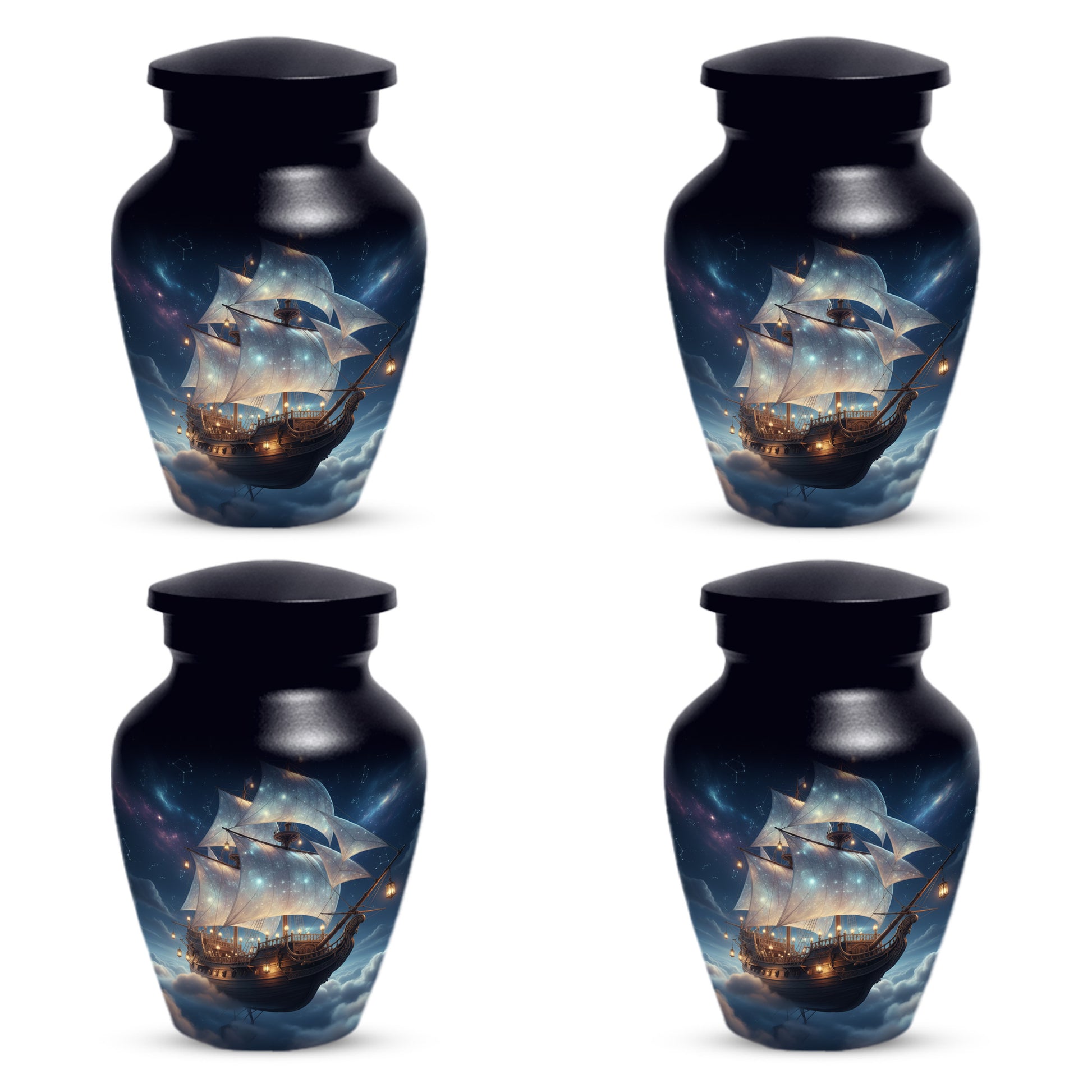 Nautical Ship Urns for Dad –  Sailing Ship Memorial Urn for Father Ashes