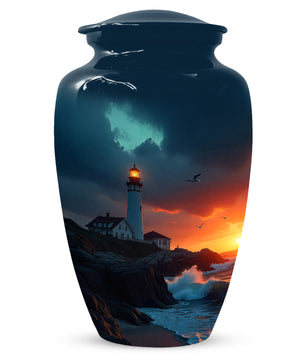 Lighthouse Urns for Dad – Personalized Urn for Dad |Cremation Urn Adult Male