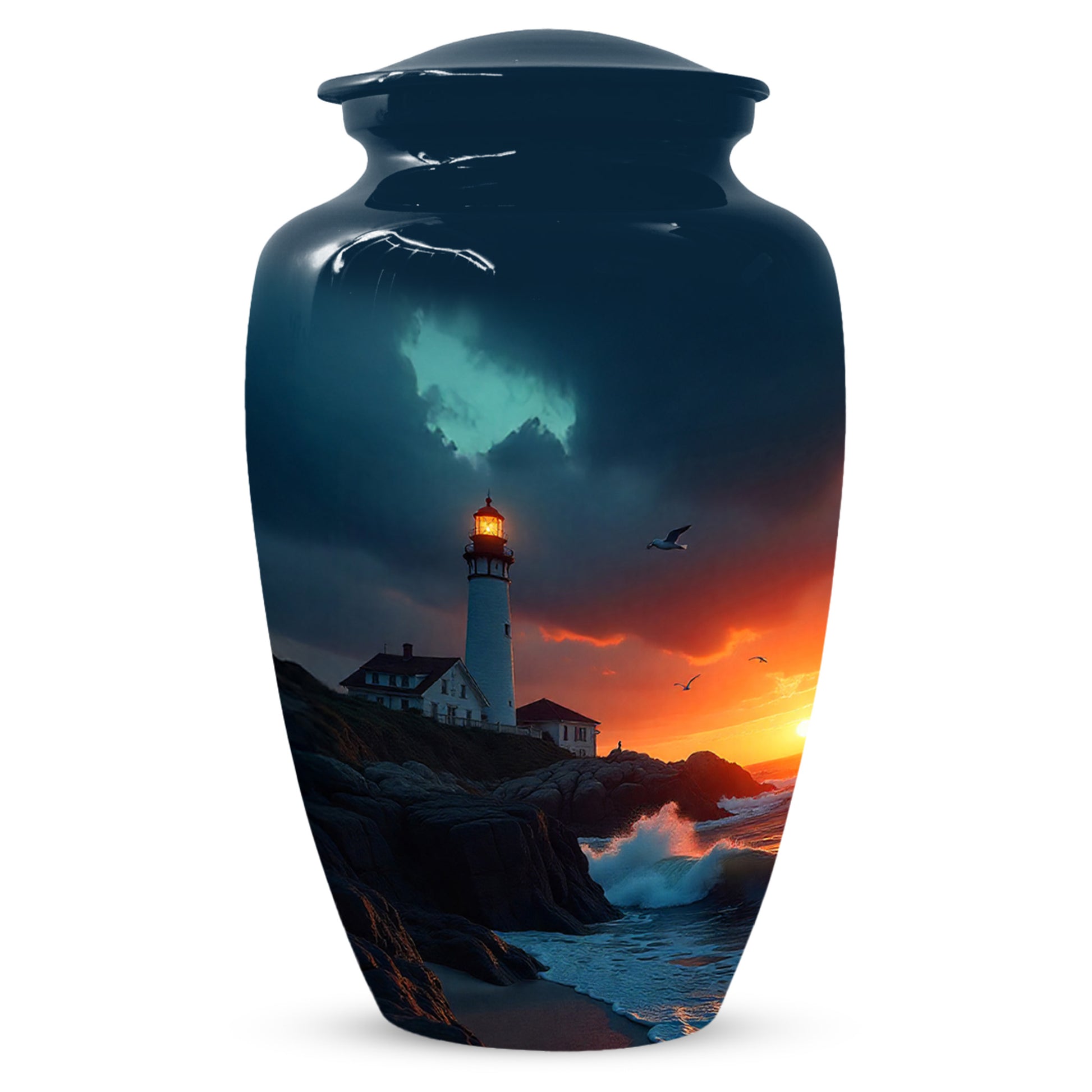 Lighthouse Urns for Dad – Personalized Urn for Dad |Cremation Urn Adult Male
