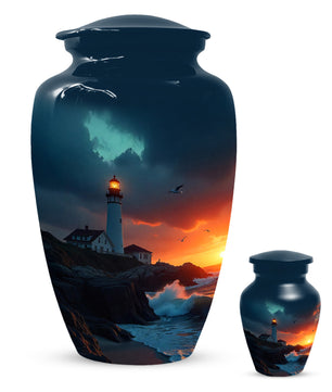 Lighthouse Urns for Dad – Personalized Urn for Dad |Cremation Urn Adult Male