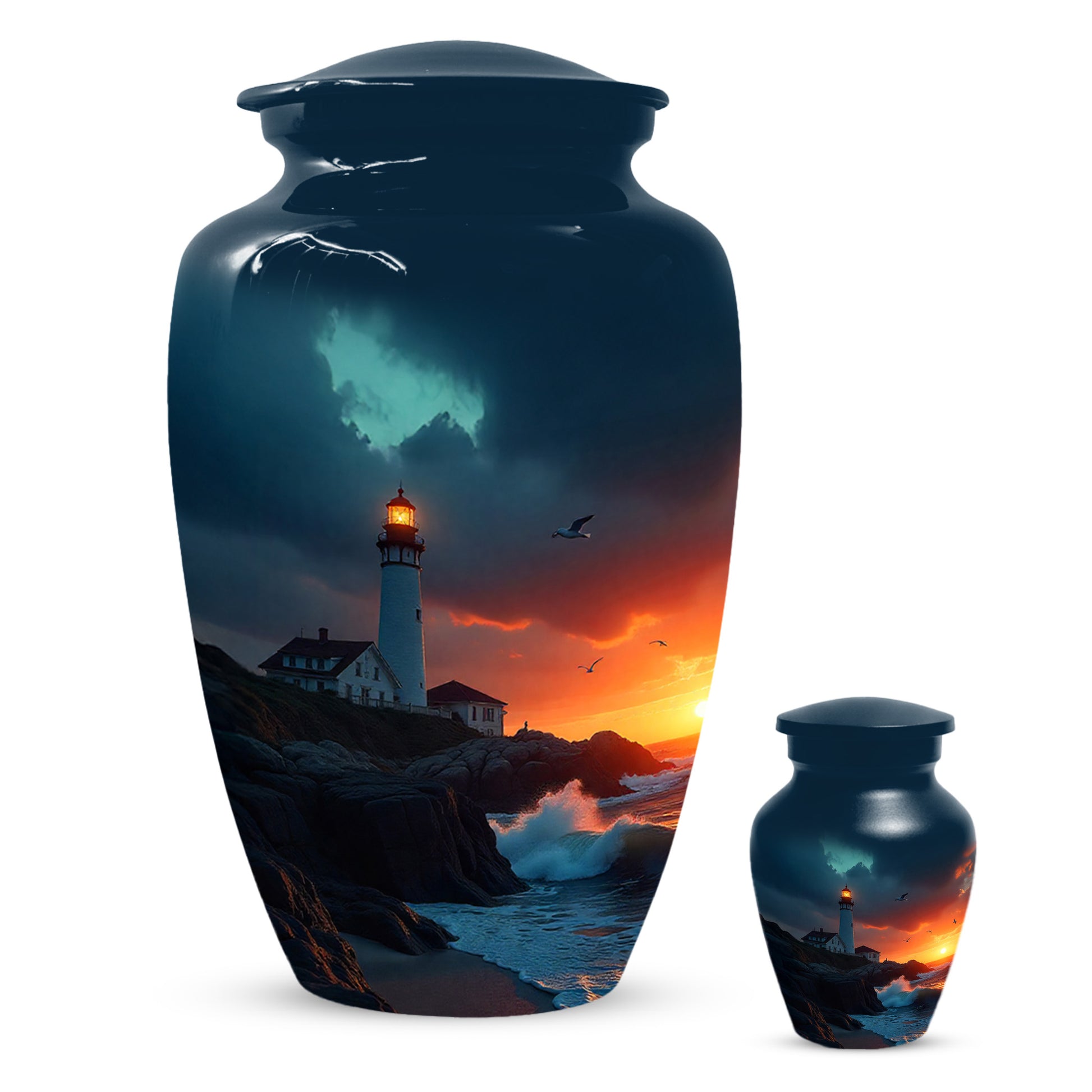 Lighthouse Urns for Dad – Personalized Urn for Dad |Cremation Urn Adult Male