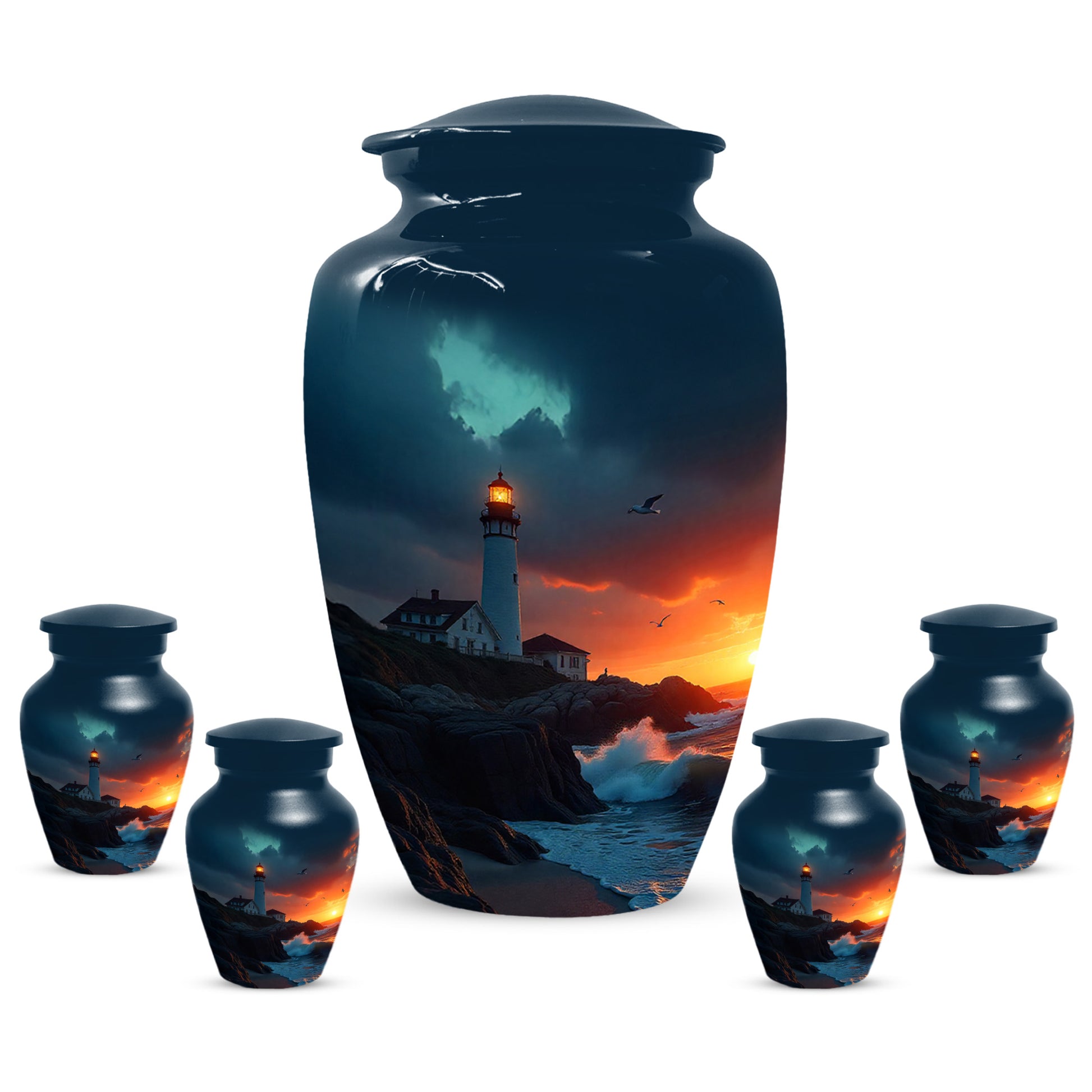 Lighthouse Urns for Dad – Personalized Urn for Dad |Cremation Urn Adult Male
