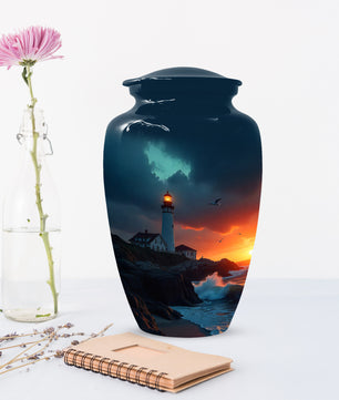 Lighthouse Urns for Dad – Personalized Urn for Dad |Cremation Urn Adult Male
