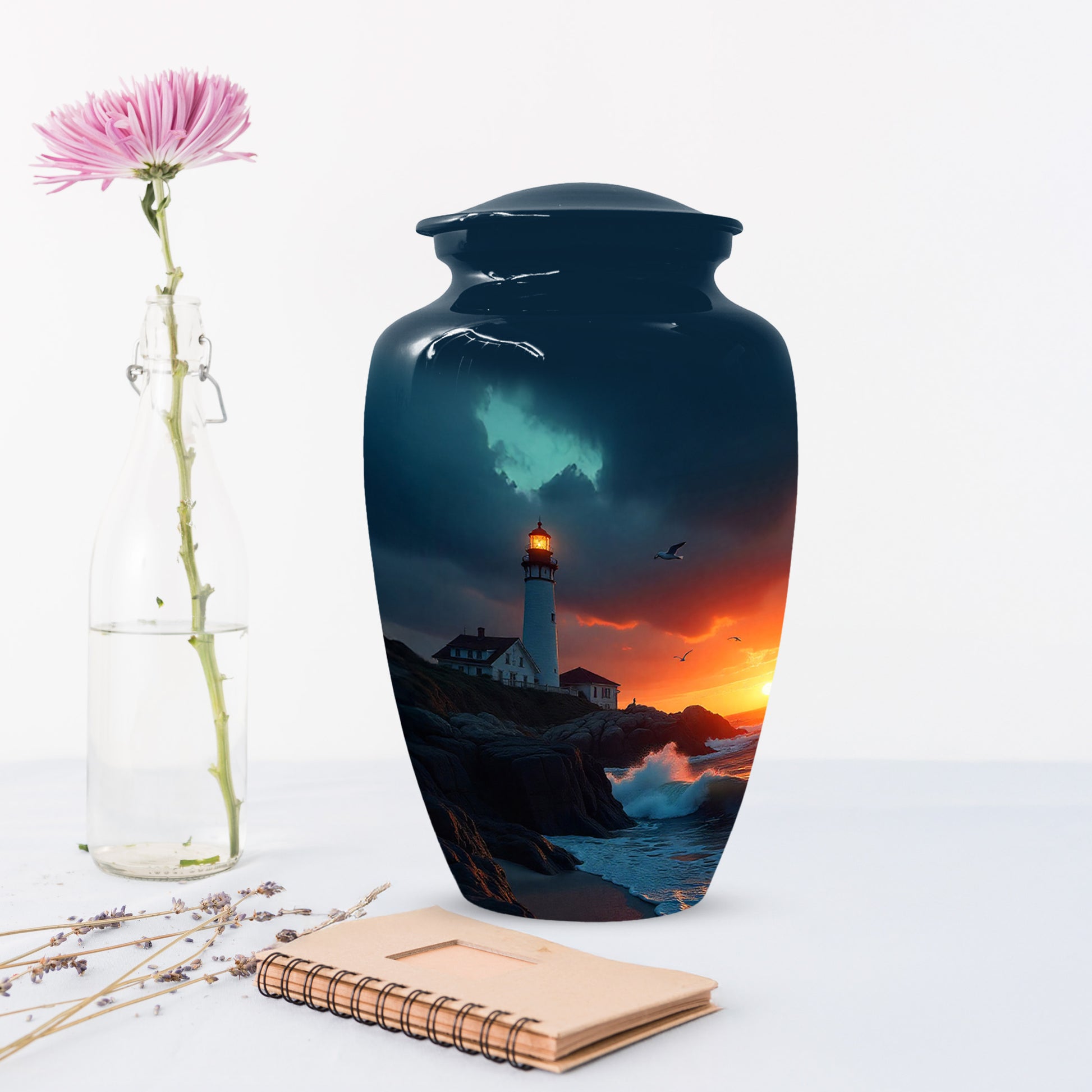Lighthouse Urns for Dad – Personalized Urn for Dad |Cremation Urn Adult Male