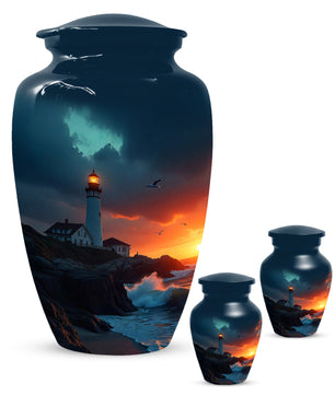Lighthouse Urns for Dad – Personalized Urn for Dad |Cremation Urn Adult Male