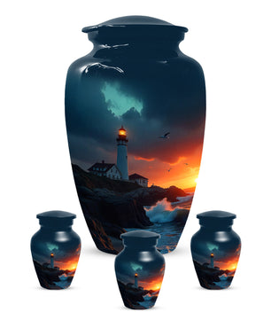 Lighthouse Urns for Dad – Personalized Urn for Dad |Cremation Urn Adult Male