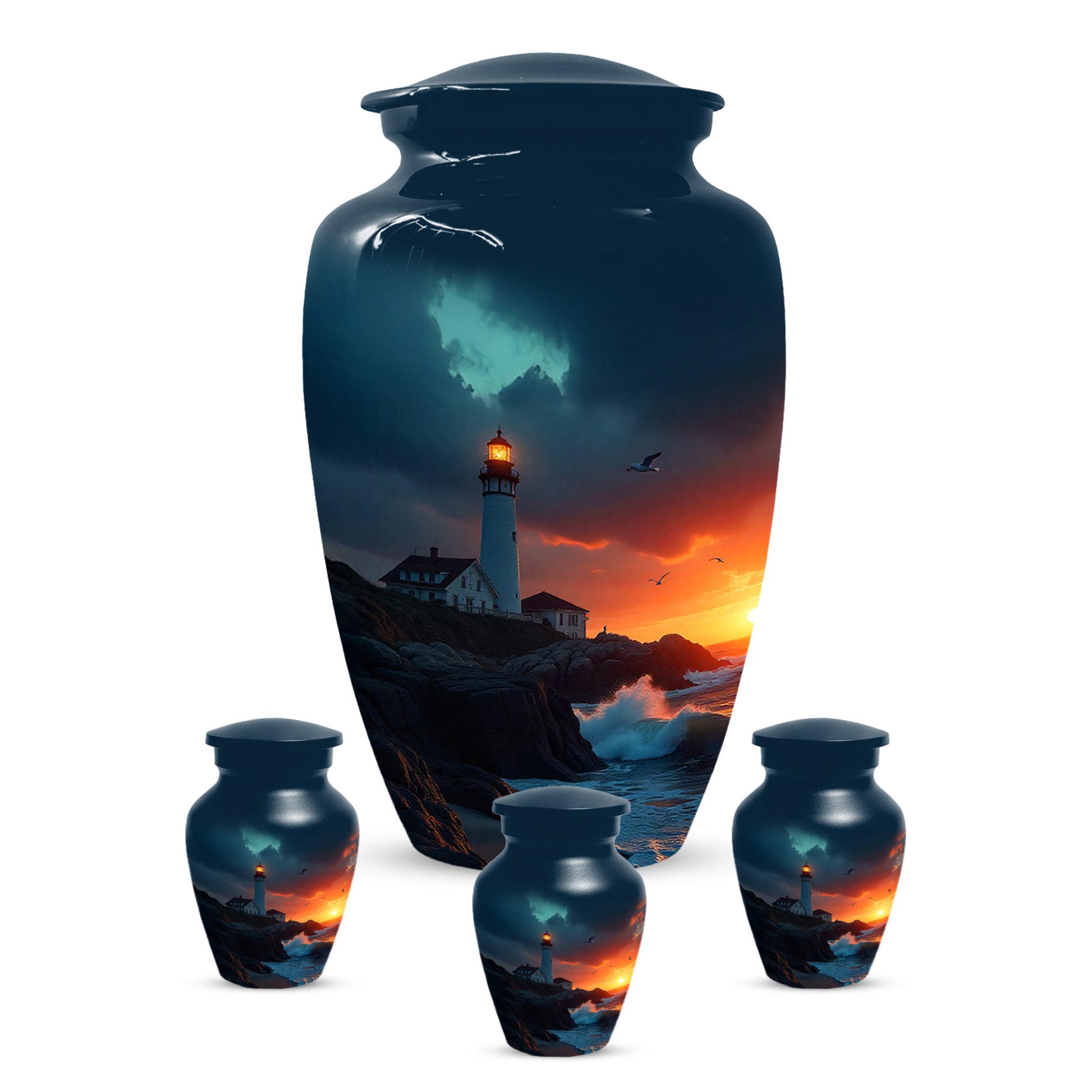 Lighthouse Urns for Dad – Personalized Urn for Dad |Cremation Urn Adult Male