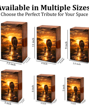 Lion Cremation Urn For Ashes Female - Animal Keepsake Urns For Mom and Dad