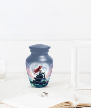 Mermaid Urn for Mom – Moonlit Mermaid Cremation Urns for Mother Ashes