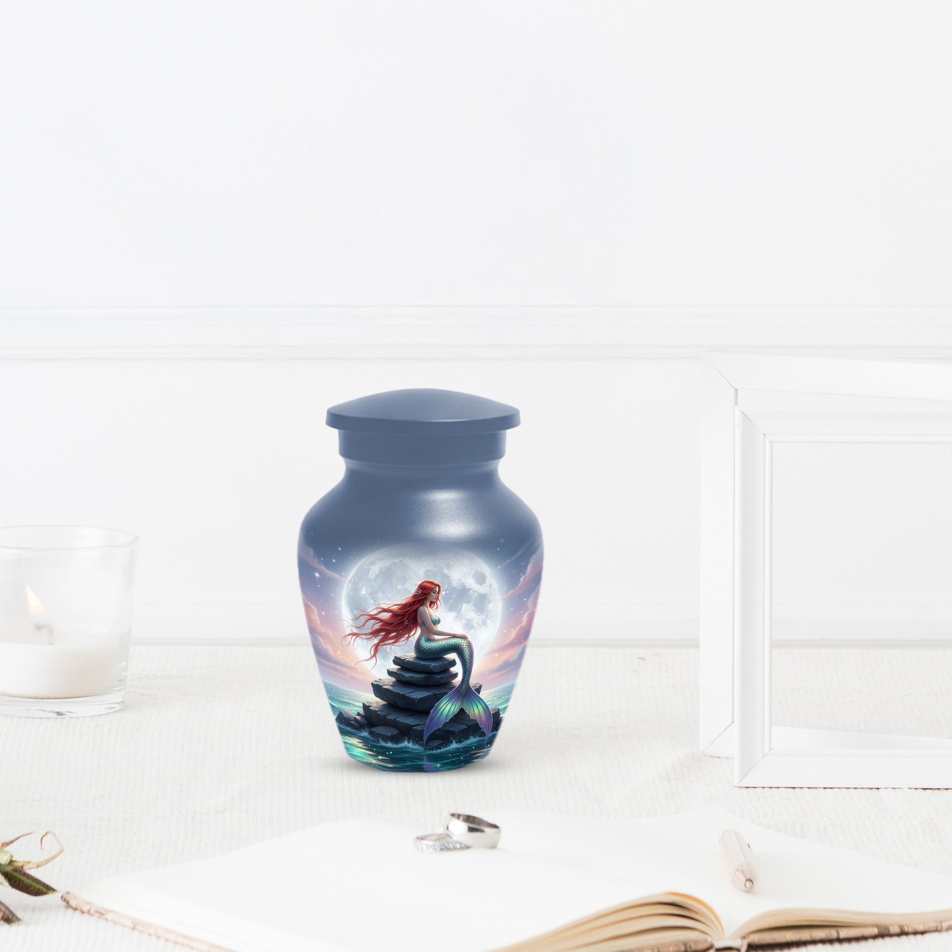 Mermaid Urn for Mom – Moonlit Mermaid Cremation Urns for Mother Ashes