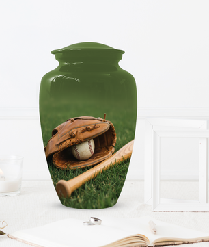 Baseball Urn for Dad | Personalized Cremation Urn for Ashes
