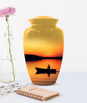 Fishing Urn for Human Ashes | Personalized Memorial Urn