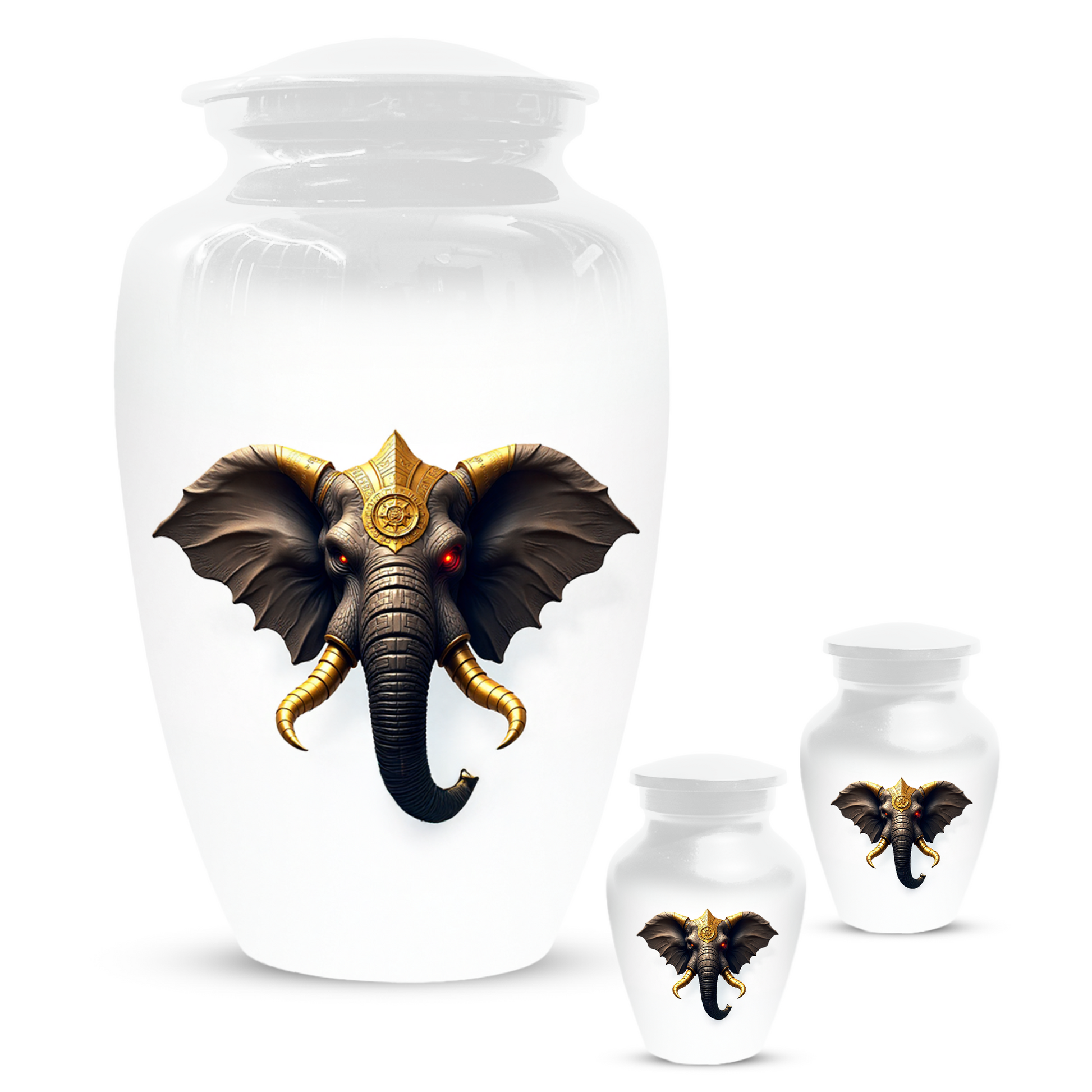 Elephant Urn for  Human Ashes – Custom Adult Cremation Urns for Dad, Mom, Men & Women|  Elephant Memorial Funeral