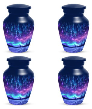 Aurora Borealis Urn for Mom or Dad -Northern Lights Cremation Urns for Women & Men