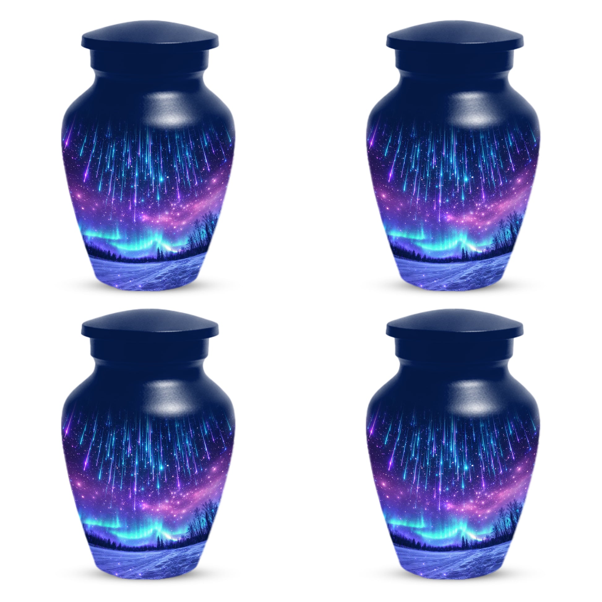 Aurora Borealis Urn for Mom or Dad -Northern Lights Cremation Urns for Women & Men