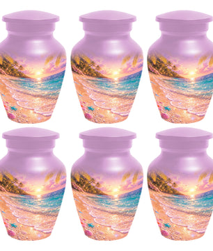 Beach Urn for Human Ashes -  Ocean Wave Memorial Keepsake | Beautiful Urns for Mom & Women