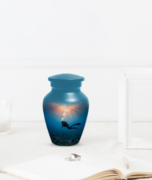 Personalized Scuba Diving Urn for Dad – Custom Diver Cremation Urns  for Male Ashes
