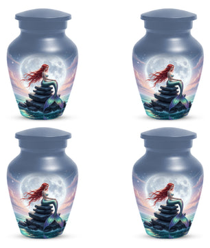 Mermaid Urn for Mom – Moonlit Mermaid Cremation Urns for Mother Ashes