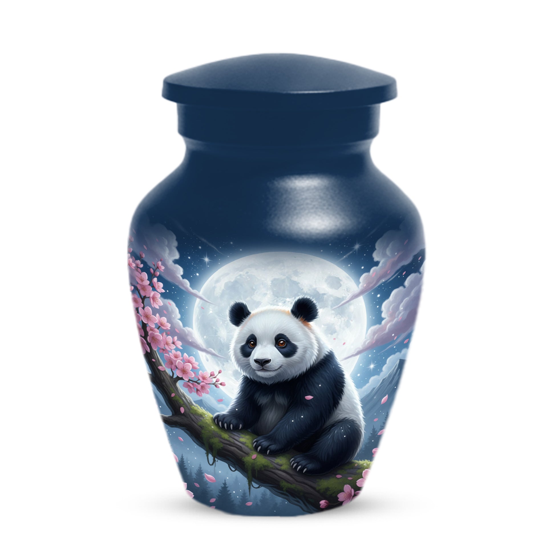 Moon Panda Urn for Mom - Panda Cremation Urns for Mother Ashes