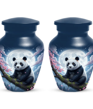 Moon Panda Urn for Mom - Panda Cremation Urns for Mother Ashes