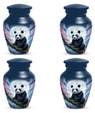 Moon Panda Urn for Mom - Panda Cremation Urns for Mother Ashes