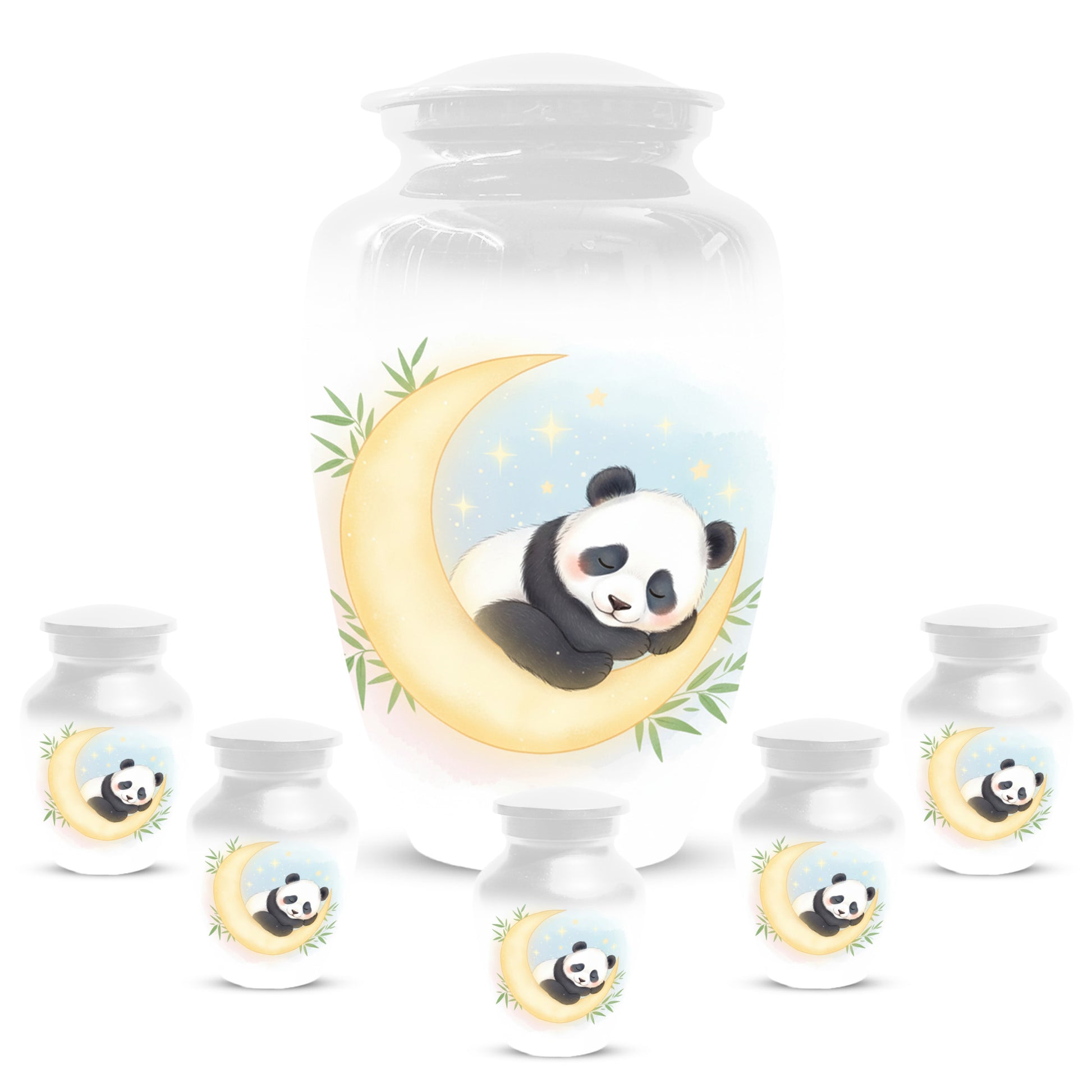 Sleeping Panda Urn for Mom – Cremation Urns for Mother Ashes