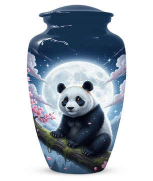 Moon Panda Urn for Mom - Panda Cremation Urns for Mother Ashes