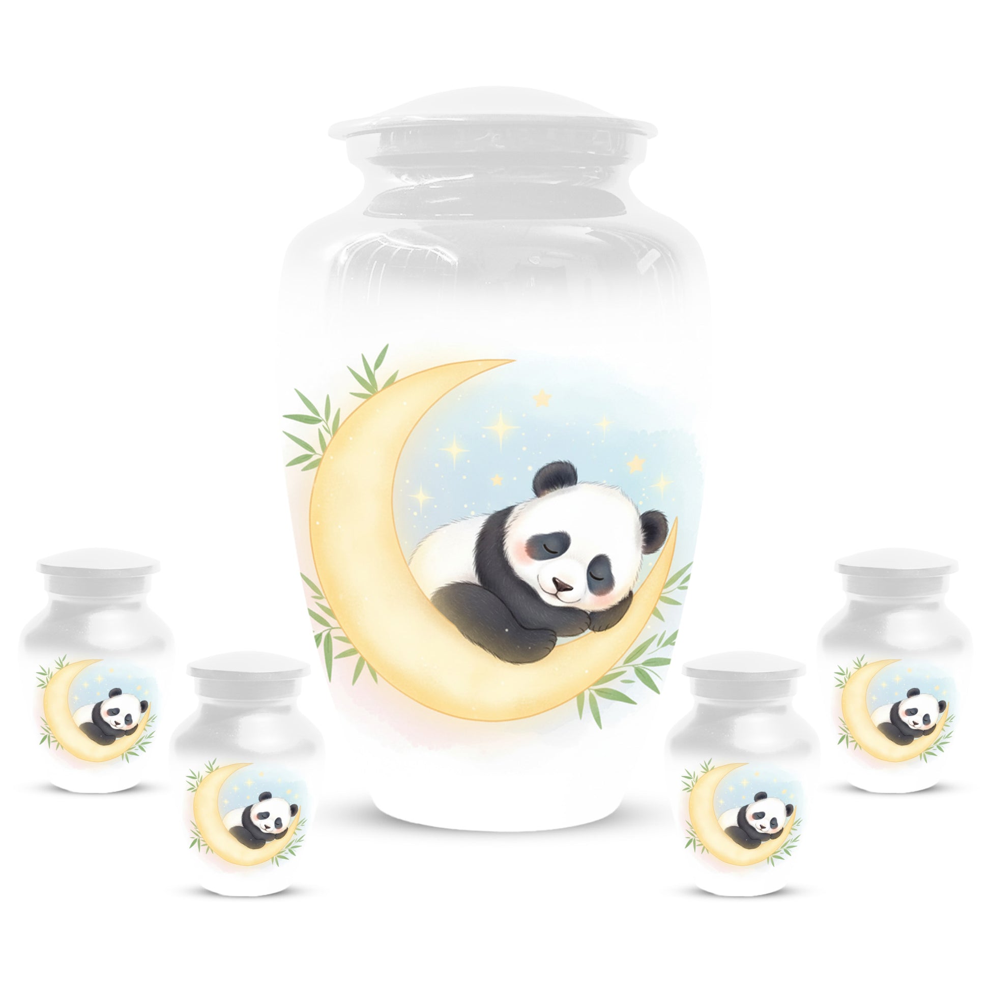 Sleeping Panda Urn for Mom – Cremation Urns for Mother Ashes