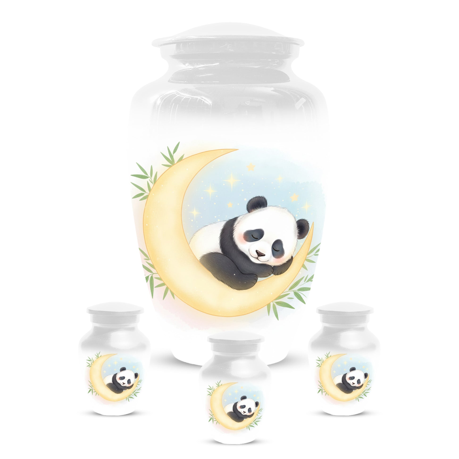 Sleeping Panda Urn for Mom – Cremation Urns for Mother Ashes