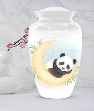 Sleeping Panda Urn for Mom – Cremation Urns for Mother Ashes