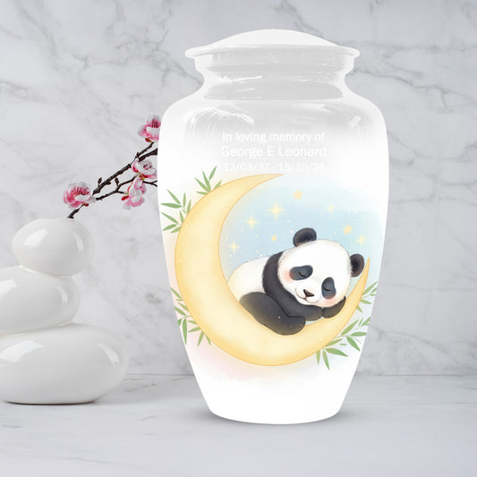 Sleeping Panda Urn for Mom – Cremation Urns for Mother Ashes