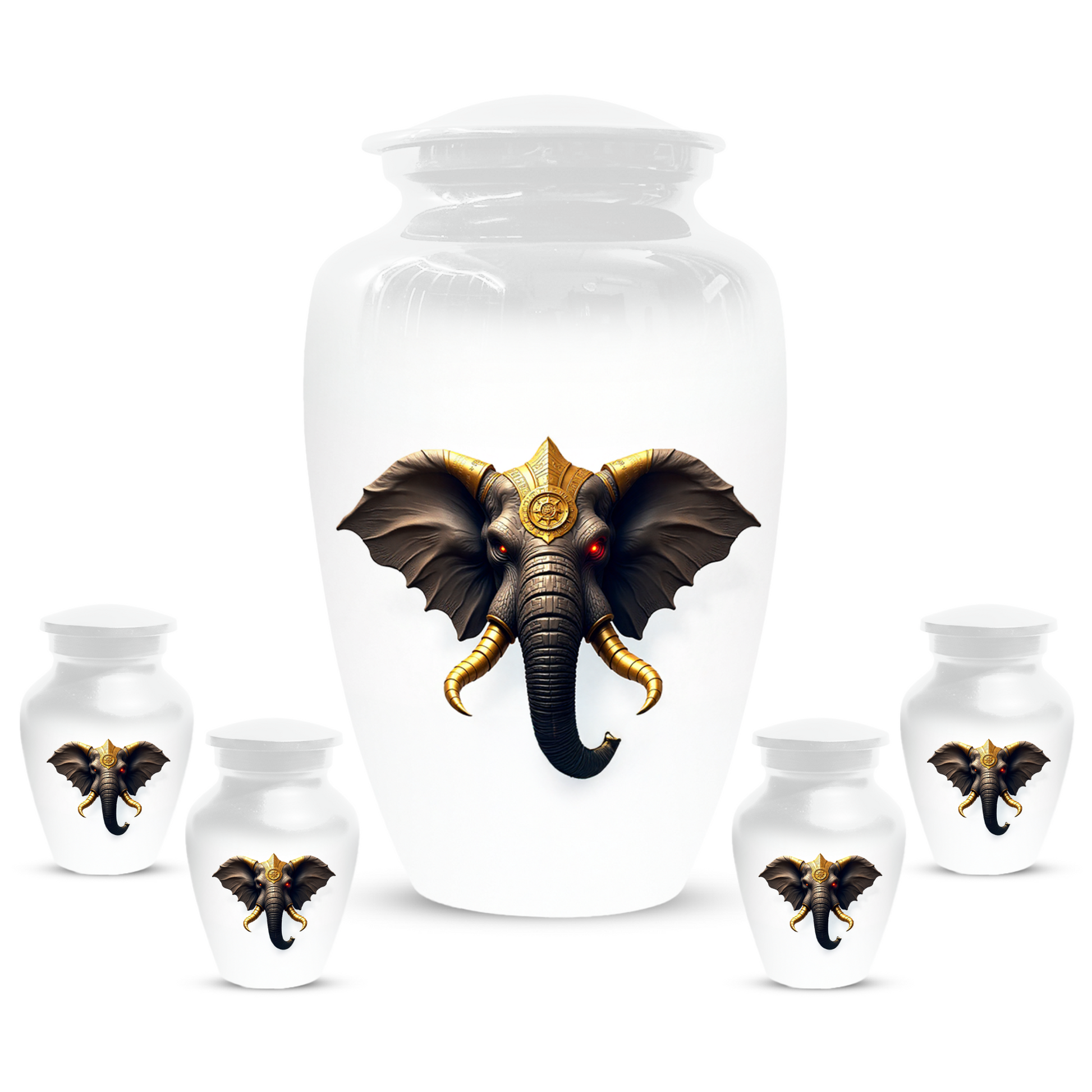 Elephant Urn for  Human Ashes – Custom Adult Cremation Urns for Dad, Mom, Men & Women|  Elephant Memorial Funeral