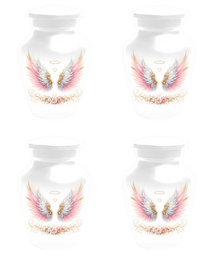 Personalized Angel Wings Cremation Urn for Human Ashes | Custom Adult Urn