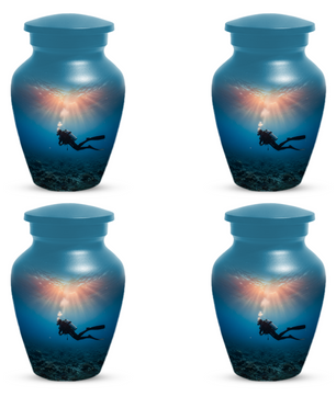 Personalized Scuba Diving Urn for Dad – Custom Diver Cremation Urns  for Male Ashes
