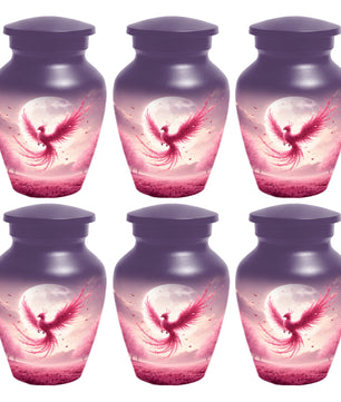 Pink Phoenix Urn for Mom – Phoenix Memorial Cremation Urns for Ashes