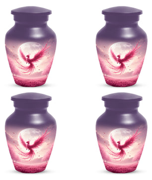 Pink Phoenix Urn for Mom – Phoenix Memorial Cremation Urns for Ashes