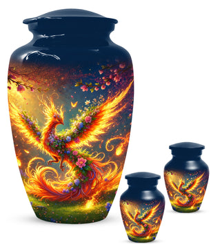 Phoenix Cremation Urn for Ashes -  Memorial Keepsake Urns for Mother