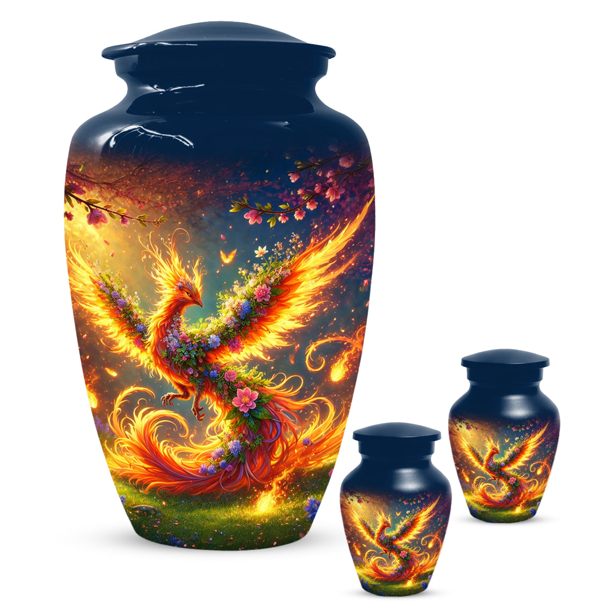 Phoenix Cremation Urn for Ashes -  Memorial Keepsake Urns for Mother