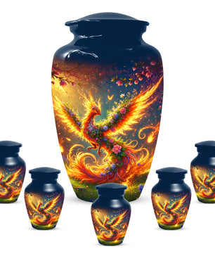 Phoenix Cremation Urn for Ashes -  Memorial Keepsake Urns for Mother