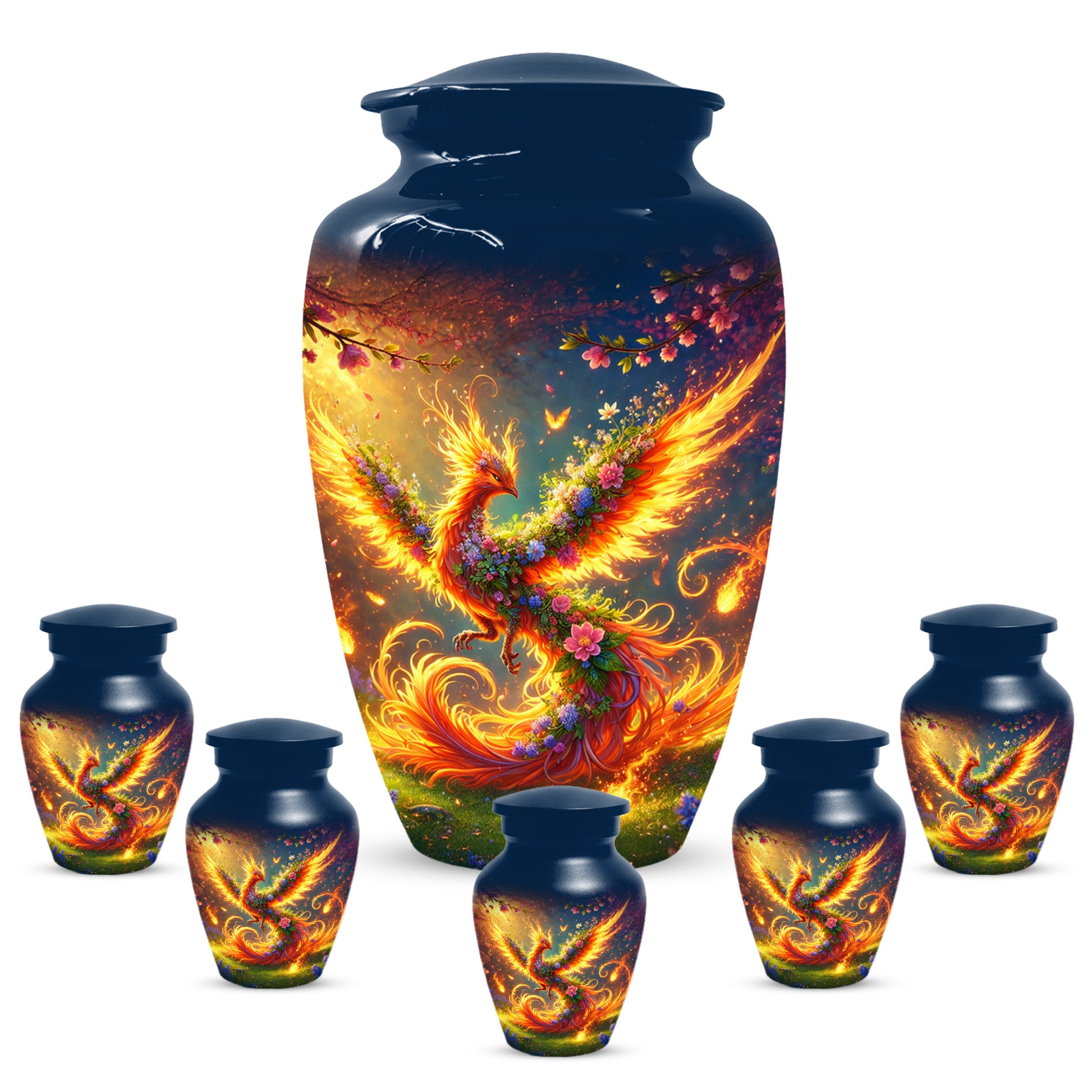 Phoenix Cremation Urn for Ashes -  Memorial Keepsake Urns for Mother