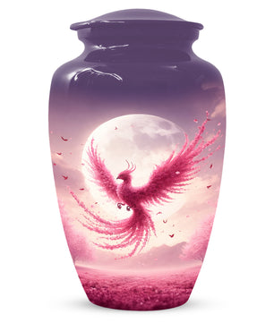 Pink Phoenix Urn for Mom – Phoenix Memorial Cremation Urns for Ashes