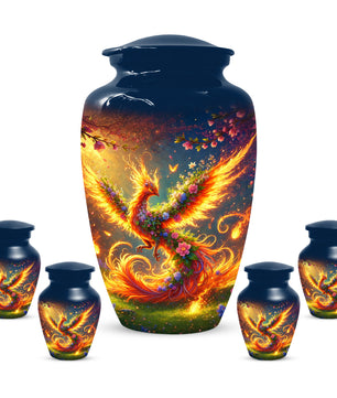 Phoenix Cremation Urn for Ashes -  Memorial Keepsake Urns for Mother
