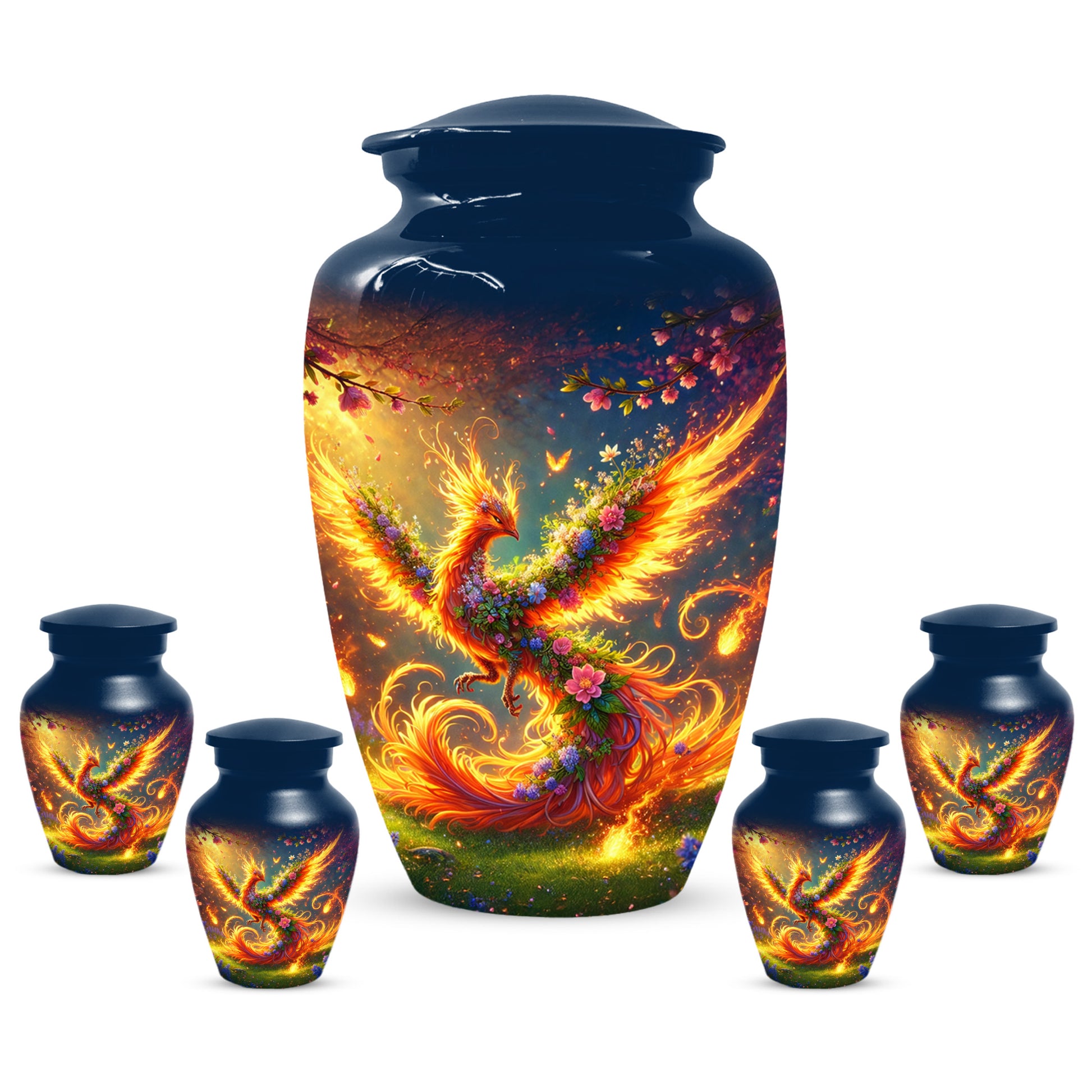 Phoenix Cremation Urn for Ashes -  Memorial Keepsake Urns for Mother