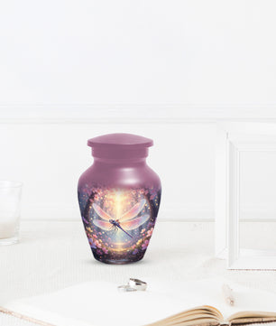 Personalized Dragonfly Urn for Mom – Custom Dragonfly Cremation Urn for Ashes