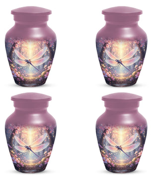 Personalized Dragonfly Urn for Mom – Custom Dragonfly Cremation Urn for Ashes