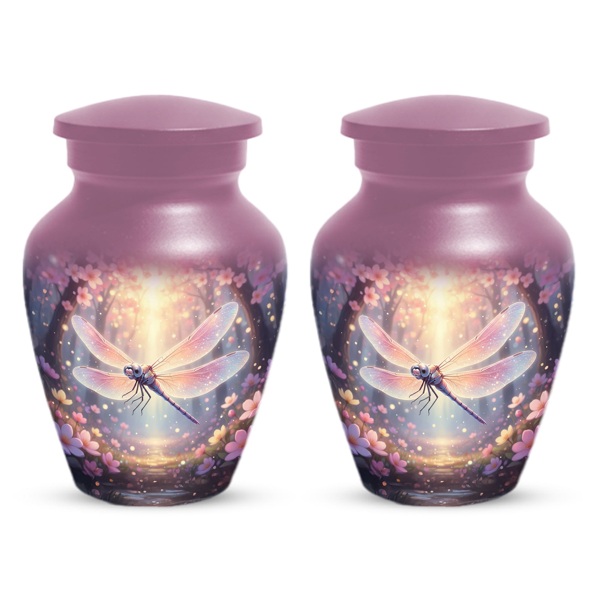 Personalized Dragonfly Urn for Mom – Custom Dragonfly Cremation Urn for Ashes