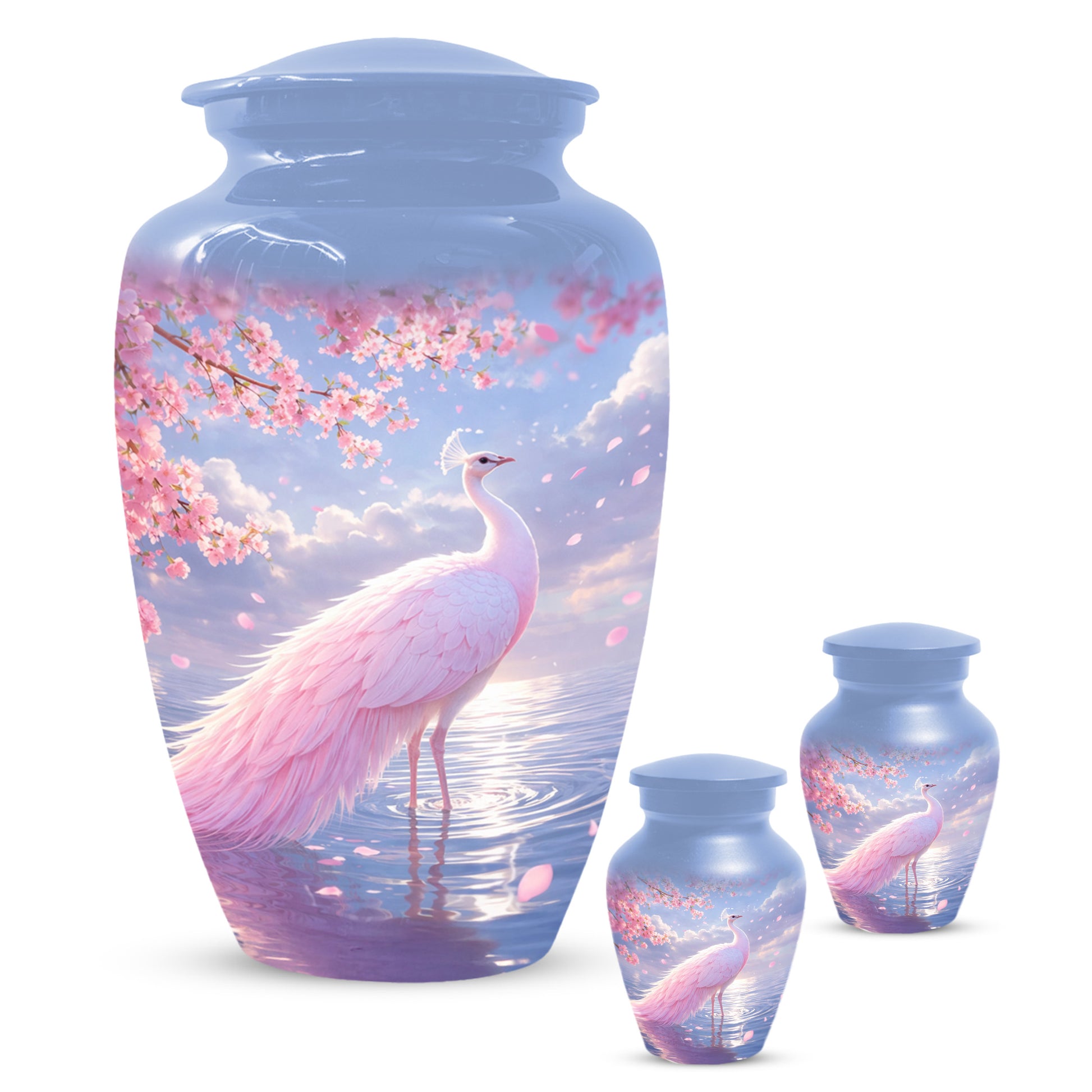 Peacock Cremation Urn for Ashes - Beautiful Memorial Urns for Mother
