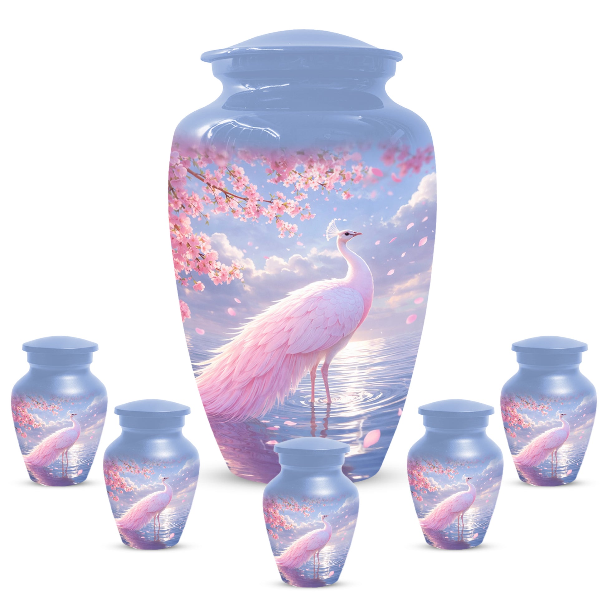 Peacock Cremation Urn for Ashes - Beautiful Memorial Urns for Mother
